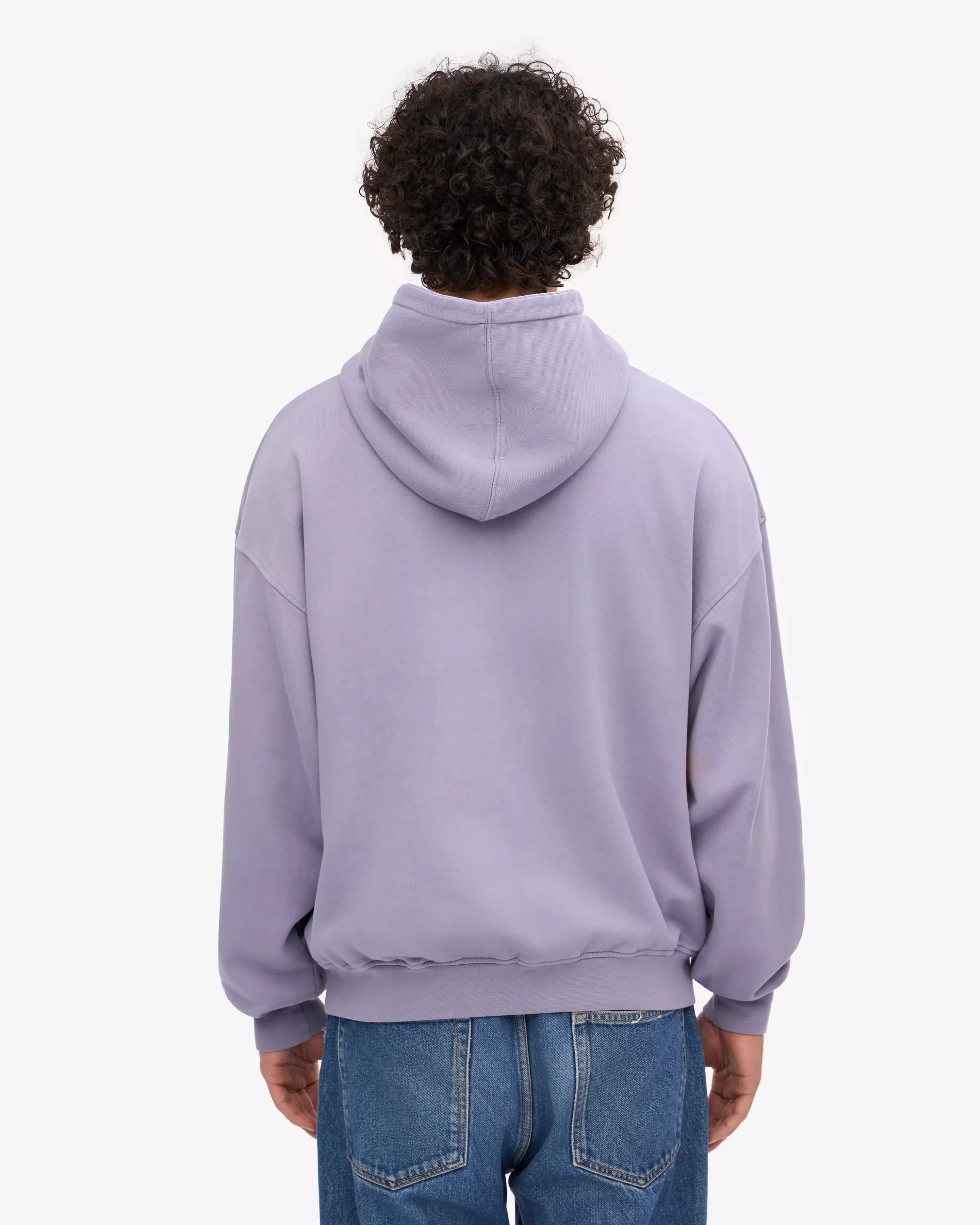 Colorful Standard Purple Jade Organic Oversized Hood Herren helllila